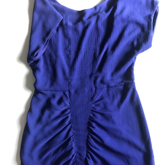 Silence + Noise Backless Indigo Mini Dress - Picture 1 of 3